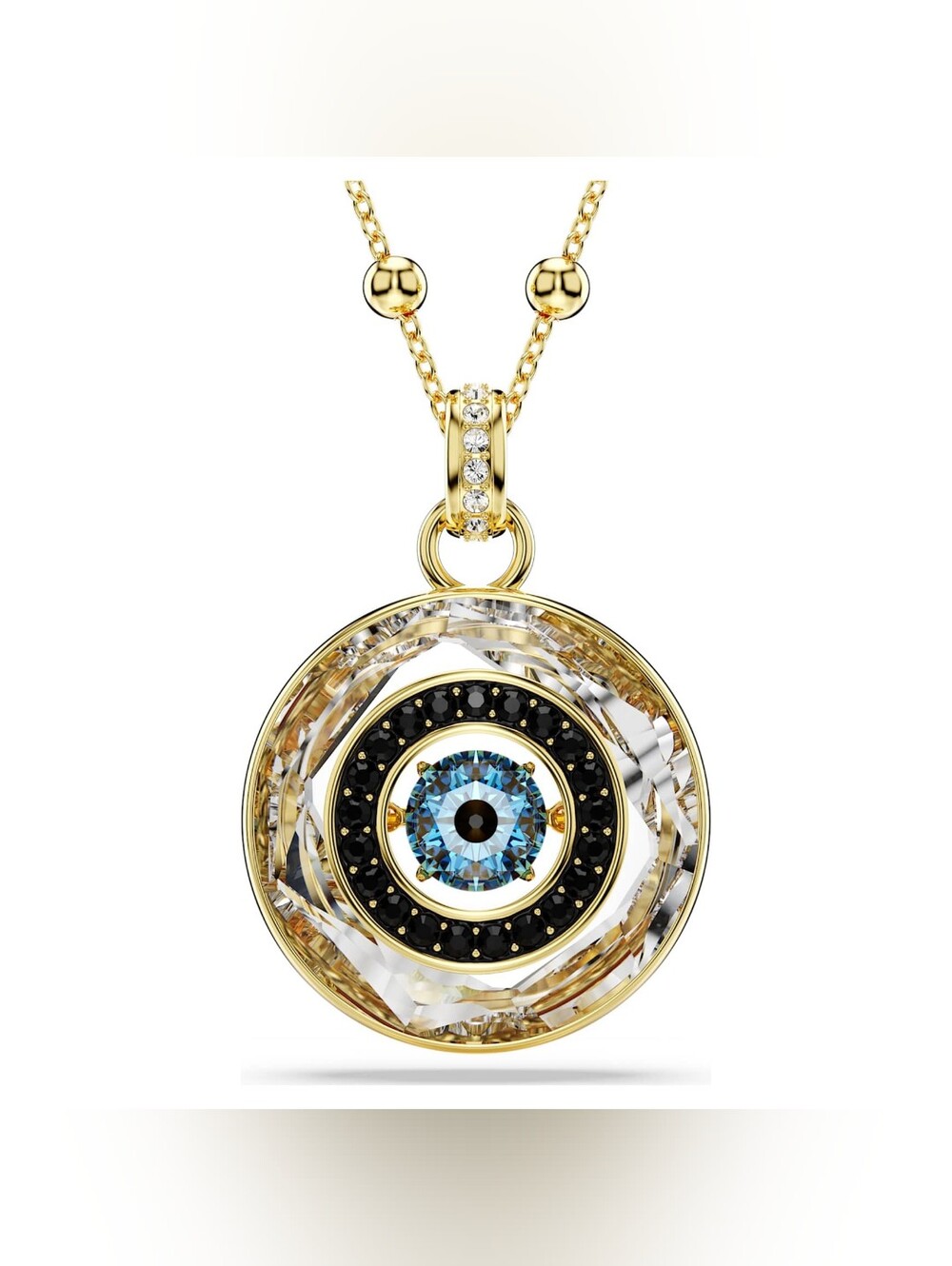 Swarovski Symbolica Evil Eye Pendant Necklace - 18K Gold Finish